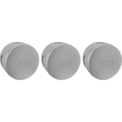 Lot de 3 boites de derivation etanche IP54 Ø70/P40 gris - 718811 - origine france - Debflex