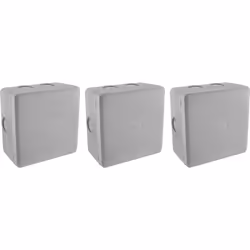 Description générale Le lot de 3 boîtes de dérivation étanches DEBFLEX est idéal pour vos installations électriques, en parti ...