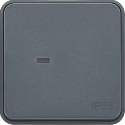Debflex - cyklone IP55 Va et Vient Lumineux / Temoin Anthracite - 730424 - origine France