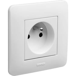 Debflex - casual prise de courant 2P+T blanc - 742700