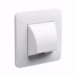 Appareillage encastré sortie de câble complet Casual DEBFLEX Blanc brillant - 742910 - Appareillage encastré sortie de câble  ...