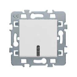 Debflex - Casual Mécanisme Vv Avec Voyant Cache Blanc Support Métal