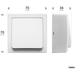 Debflex - blok poussoir blanc - 746803