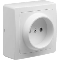 Blok prise de courant 2P blanc - 746809 - Debflex