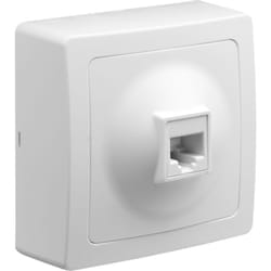Debflex - blok prise RJ45 blanc - 746810