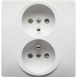 Debflex - Debflex Double Prise De Courant 2p+t 1 Poste Blanc - 749231