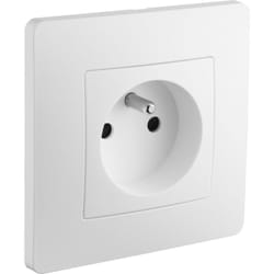 Debflex - caly prise 2P+T blanc