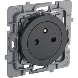 Debflex - casual evo mecanisme prise 2P+T puit affleurant noir