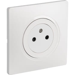 Debflex - casual evo complet prise 2P+T puit affleurant blanc
