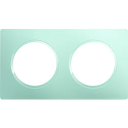 Casual evo plaque de finition 2 postes vert d'eau - Debflex