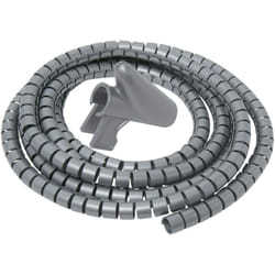 Gaine range cable Ø22 mm longueur 2 m + guide gris - 760150 - Debflex