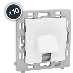 Debflex - Caly Mecanisme Sortie De Cable Blanc Boite De 10 - 802017