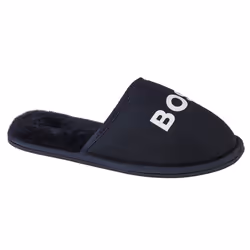 BOSS - Chaussons avec logo Bleu