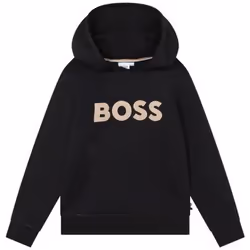 BOSS - Sweat-shirt à capuche à logo Noir