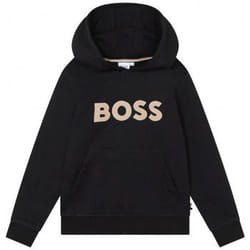 BOSS - Sweat-shirt à capuche à logo Noir