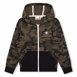 TIMBERLAND - Sweat-shirt à capuche molleton Vert