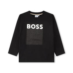 BOSS - T-shirt à manches longues Noir