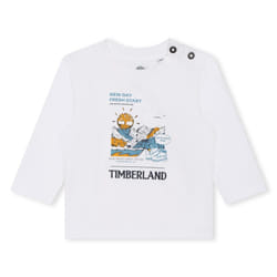 TIMBERLAND - T-shirt imprimé placé Blanc