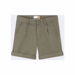 TIMBERLAND - Bermuda uni avec poches Vert
