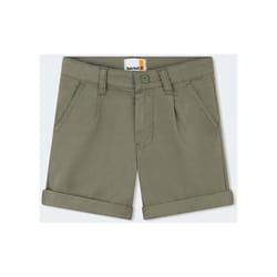 TIMBERLAND - Bermuda uni avec poches Vert