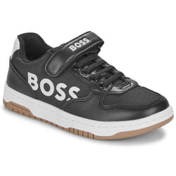 BOSS - Baskets à lacets et bande auto-agrippante Noir