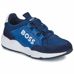 BOSS - Baskets à lacets élastiqués Bleu