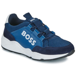 BOSS - Baskets à lacets élastiqués Bleu
