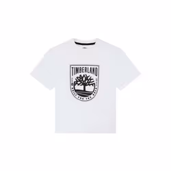 TIMBERLAND - T-shirt manches courtes à sigle Blanc