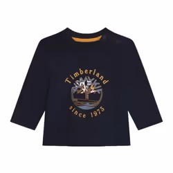 TIMBERLAND - T-shirt avec imprimé siglé Bleu