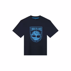 TIMBERLAND - T-shirt manches courtes à sigle Bleu