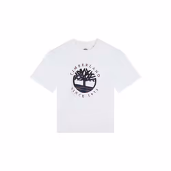 TIMBERLAND - T-shirt sigle à manches courtes Blanc