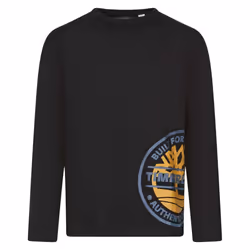 TIMBERLAND - T-shirt avec imprimé sigle Noir