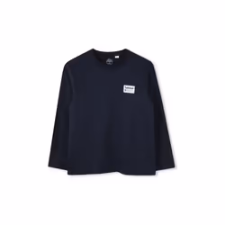 TIMBERLAND - T-shirt uni avec étiquette Bleu
