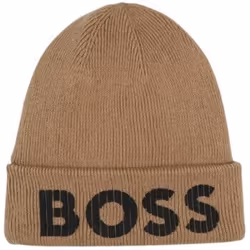 BOSS - Bonnet à revers Marron