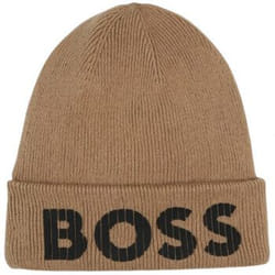 BOSS - Bonnet à revers Marron