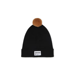 TIMBERLAND - Bonnet à pompon en tricot Noir - T3