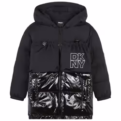 DKNY - Doudoune à capuche Noir