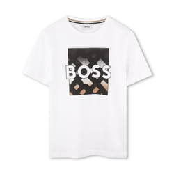 BOSS - T-shirt à manches courtes Blanc