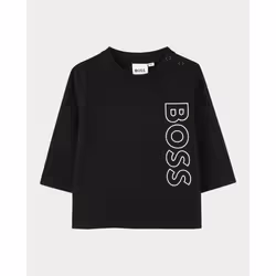 BOSS - T-shirt sigle vertical Noir