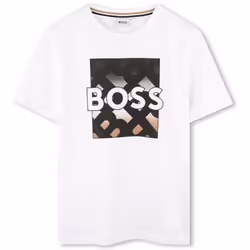 BOSS - T-shirt à manches courtes Blanc