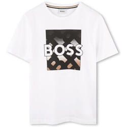 BOSS - T-shirt à manches courtes Blanc