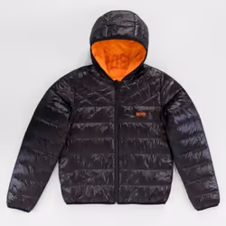 BOSS - Doudoune réversible zippée NOIR ORANGE