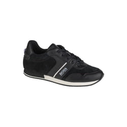 BOSS - Baskets lacées en cuir Noir