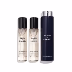CHANEL Bleu De Eau de Parfum 3x20ml, Hommes, 3 pièce(s), Eau de parfum, 20 ml, 20 ml, 20 ml