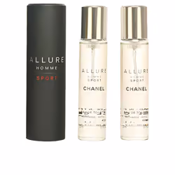 CHANEL Allure Homme Sport Eau De Toilette Vaporisateur De Voyage Rechargeable 3 x 20 ml, Hommes, 3 pièce(s), Eau de toilette, ...