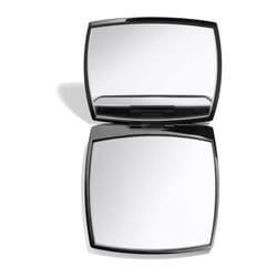 CHANEL Miroir Double Facettes miroir de maquillage Carré Noir