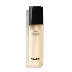 CHANEL L’Huile Huile Démaquillante 150 ml, Huile nettoyante, Femmes, Nettoyant, Hydratant, Protection, Flacon pompe, HELIANTH ...