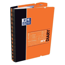 OXFORD Agenda 100738266 - 12 x 18 cm - 1 jour par page - Couverture Polypro Translucide - 352P - Couleur Orange