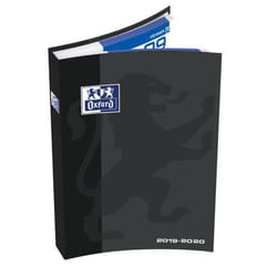 OXFORD Agenda 100738288 - 12 x 18 cm - 1 jour par page - Couverture Souple - 352 P - Couleur Noir