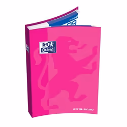 OXFORD Agenda 100738289 - 12 x 18 cm - 1 jour par page - Couverture Souple - 352 P - Couleur Rose